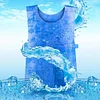 Summer Cooling Vest Adjustable Ice Vest Reusable Outdoor Cool Vest for Men Women