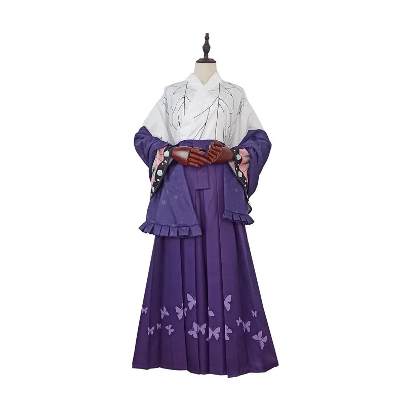 Shinobu Kochou Cosplay Costume Demon Slayer: Kimetsu No Yaiba Kimono