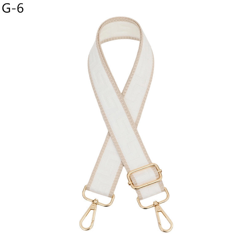 Polyester Color Block Bag Strap