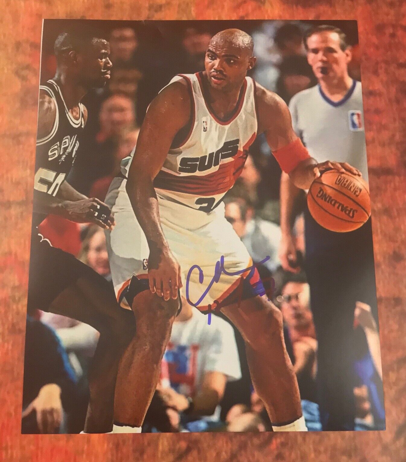 GFA Phoenix Suns Legend * CHARLES BARKLEY * Signed 11x14 Photo Poster painting COA