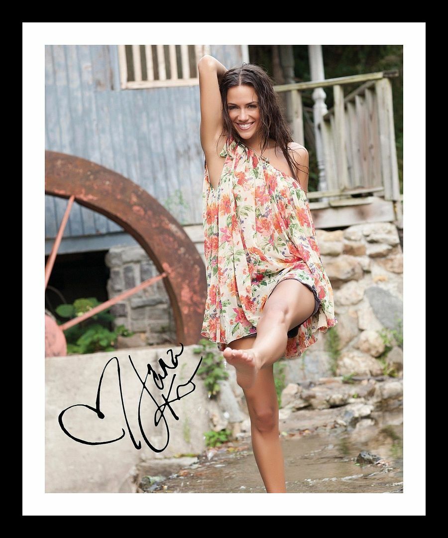 Jana Kramer Autograph Signed & Framed Photo Poster painting