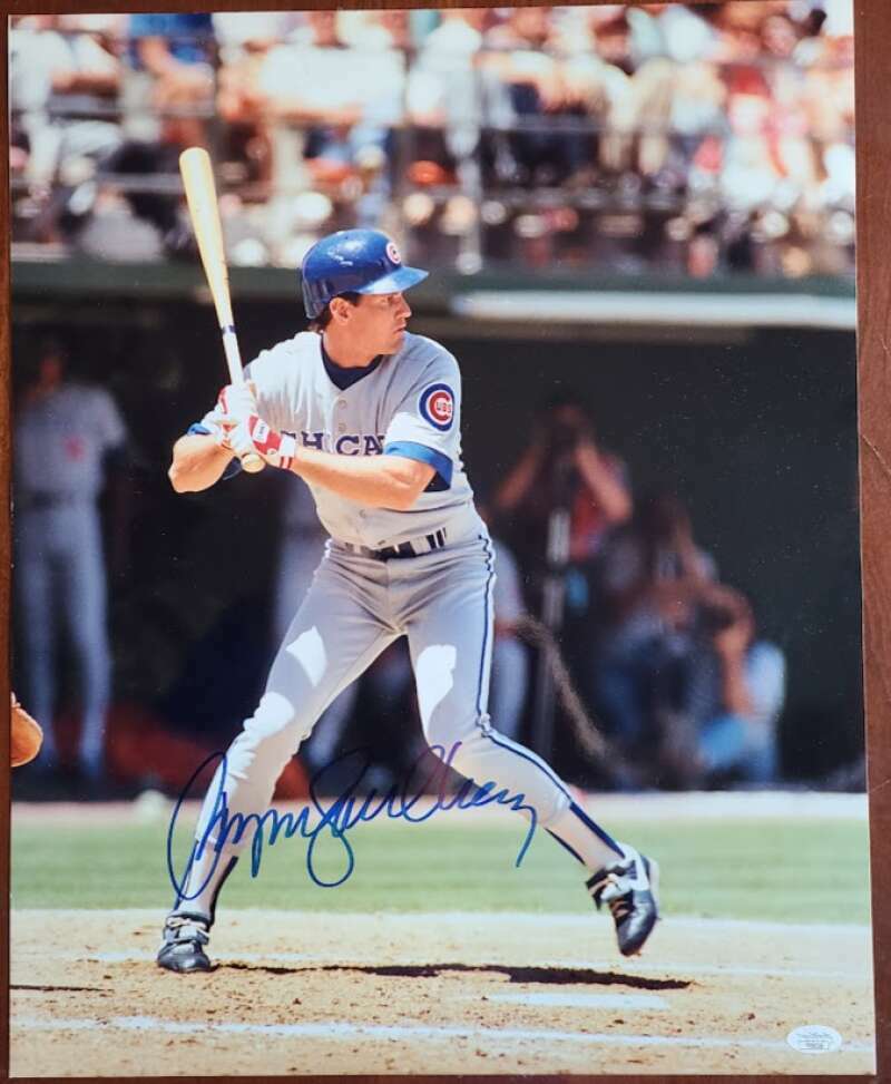 Ryne Sandberg JSA Coa Signed 16x20 Photo Poster painting Cubs Autograph