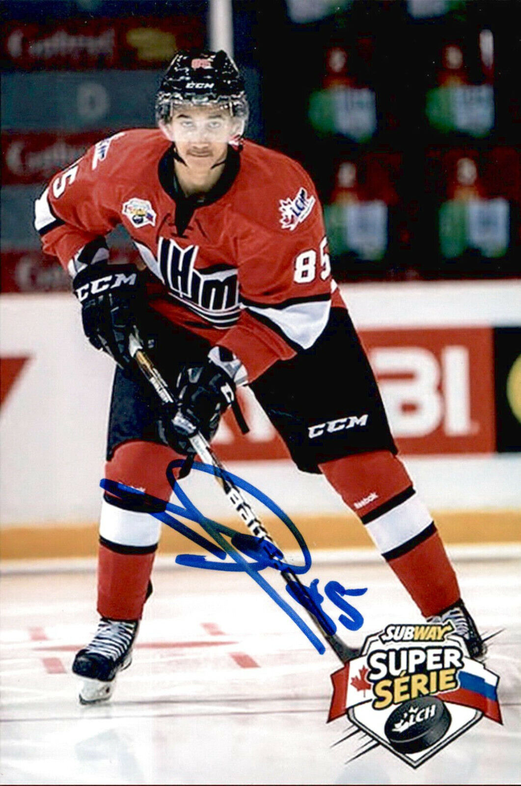 Daniel Walcott SIGNED 4x6 Photo Poster painting BLAINVILLE ARMADA SUPER SERIES NEW YORK RANGERS