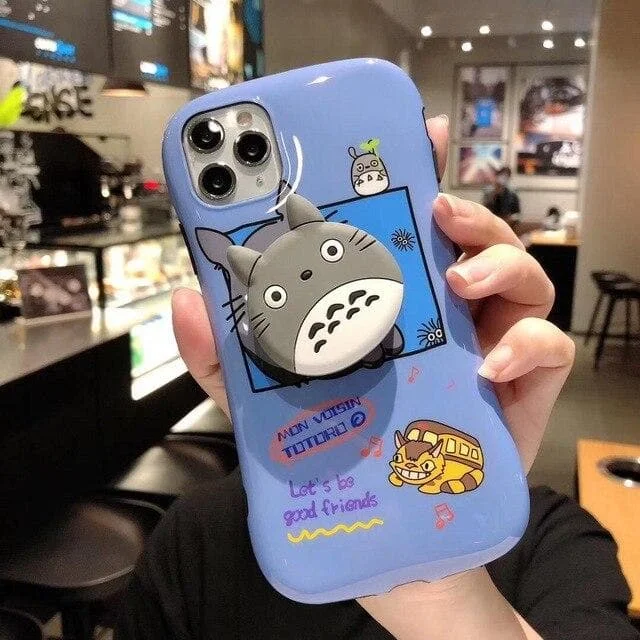 Silicone stand Spirited Away Totoro soft Mobile phone case SP14878