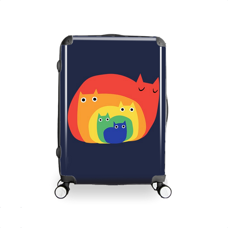 Rainbow Cats, Cat Hardside Luggage