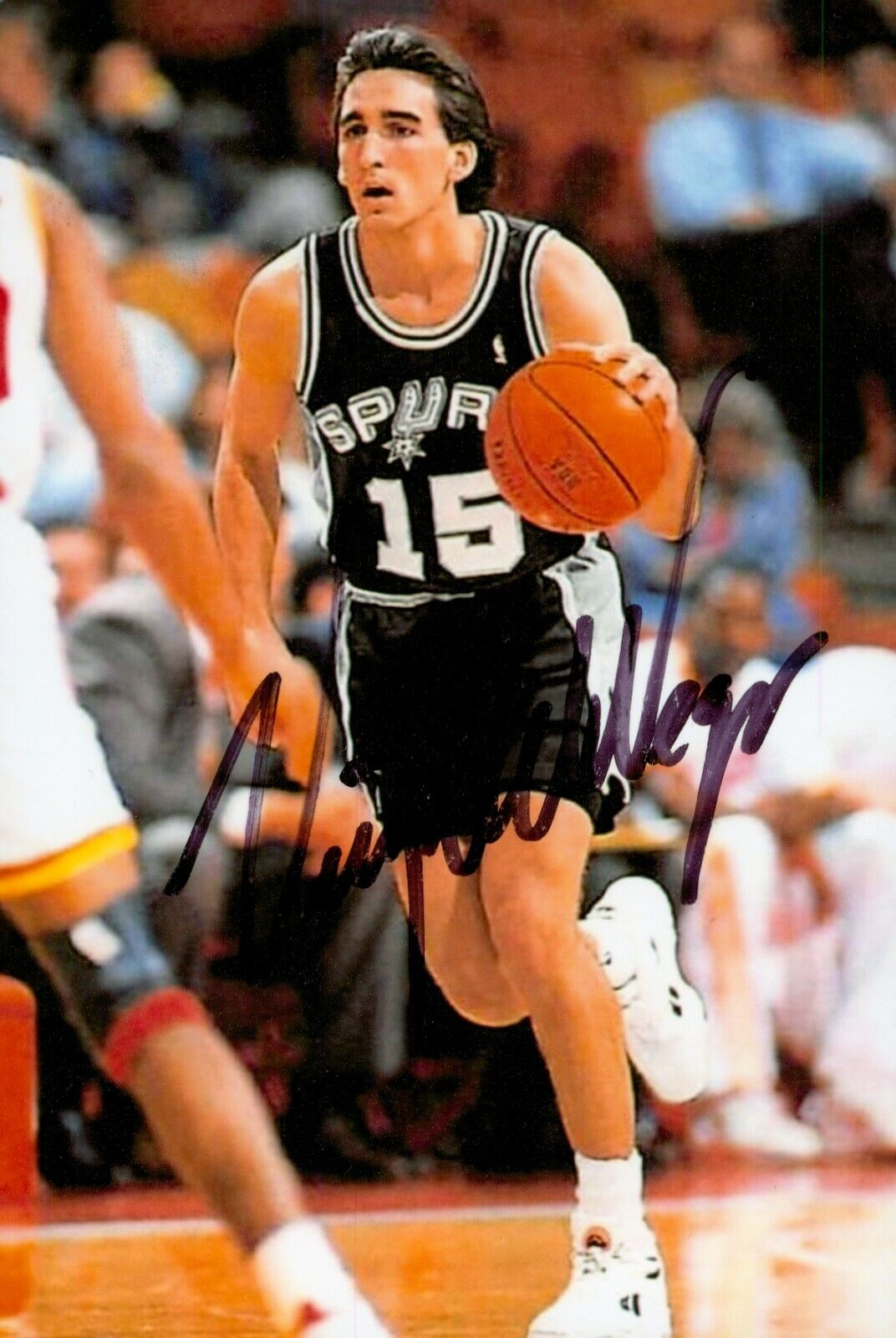 Vinny Del Negro Signed 6x4 Photo Poster painting NBA San Antonio Spurs Basketball Autograph +COA