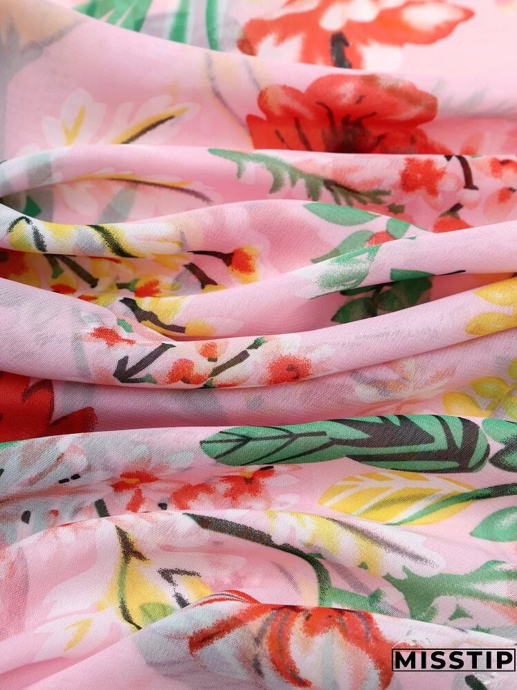 Floral Print Scarf