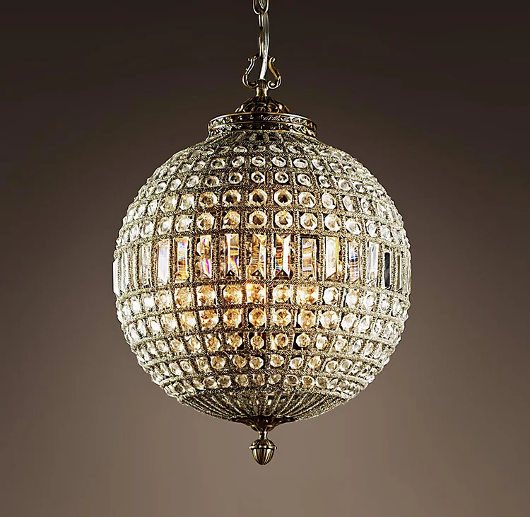 Traditional Gold Globe Chandelier