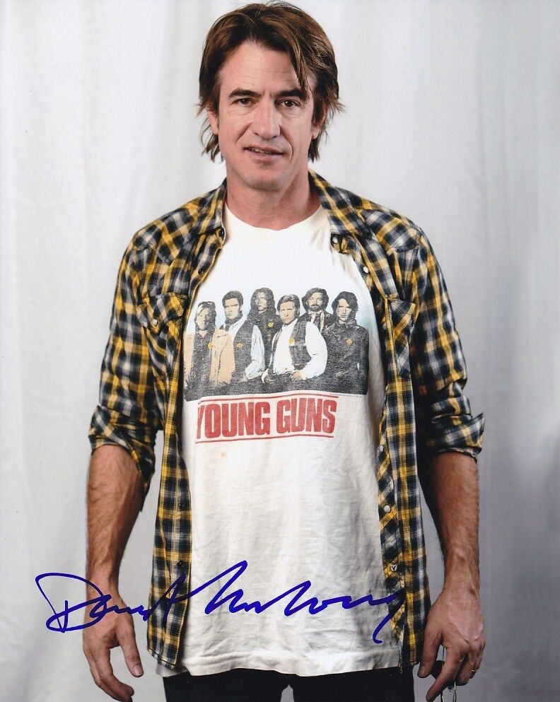 DERMOT MULRONEY signed autographed 8x10 YOUNG GUNS T-SHIRT Photo Poster painting