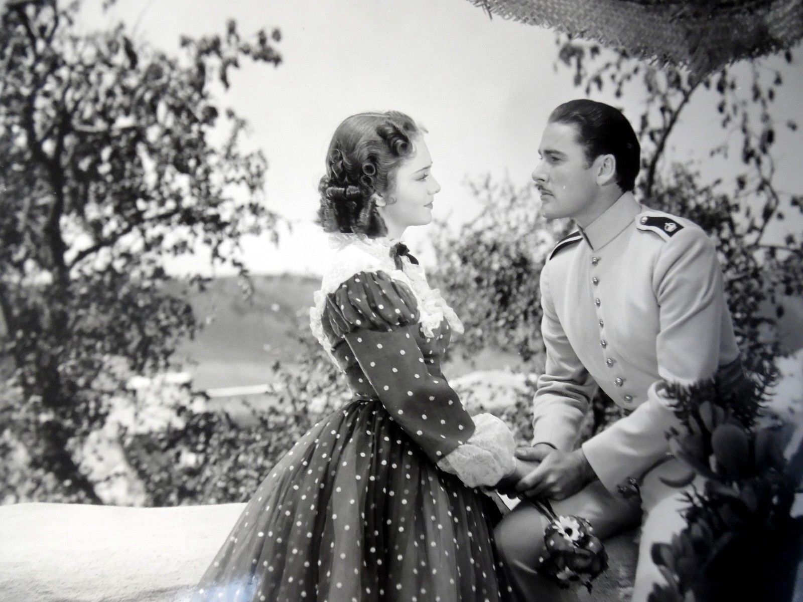 ERROL FLYNN & OLIVIA DeHAVILLAND Film 7 x 9 Photo Poster painting Charge of LIGHT BRIGADE dt309