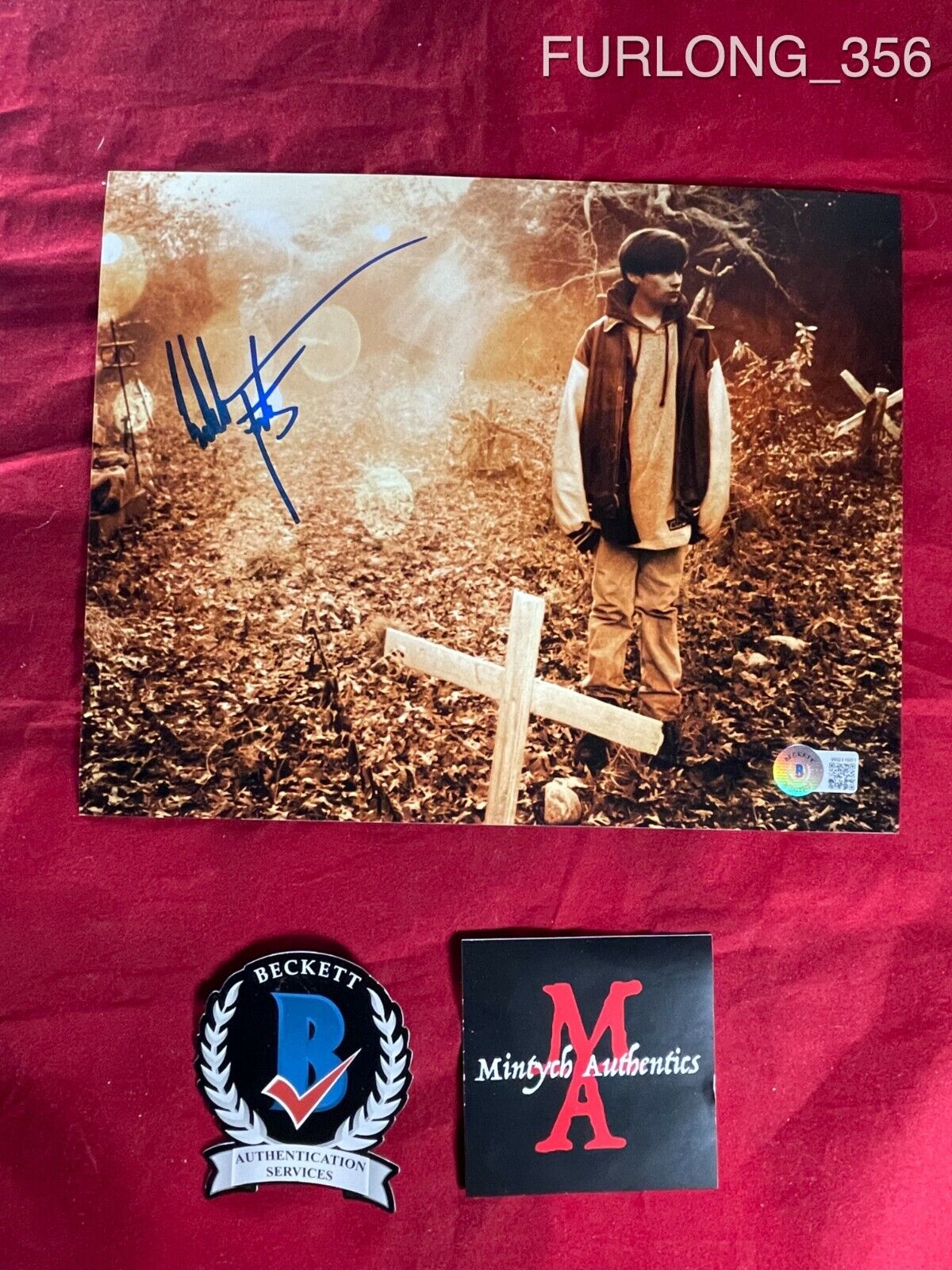 EDWARD FURLONG AUTOGRAPHED SIGNED 8x10 Photo Poster painting! PET SEMATARY 2! BECKETT COA!