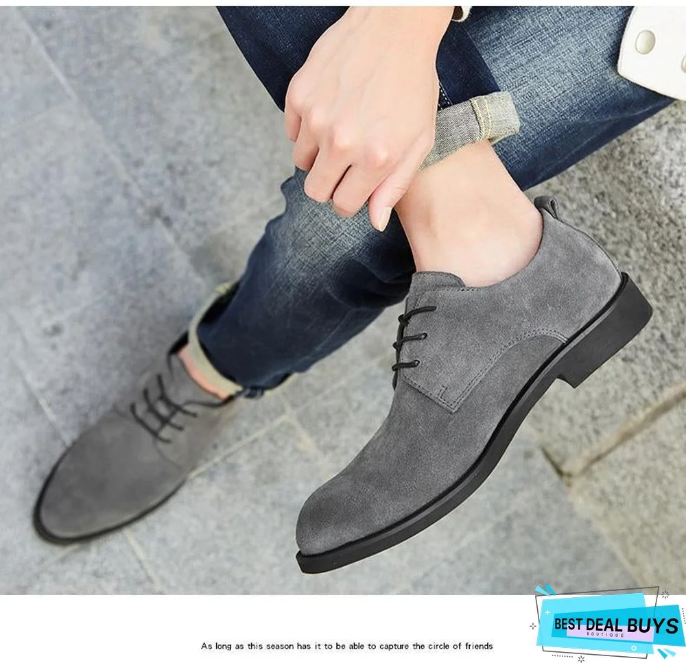 Men British Style Breathable Formal Leisure Flats Shoes