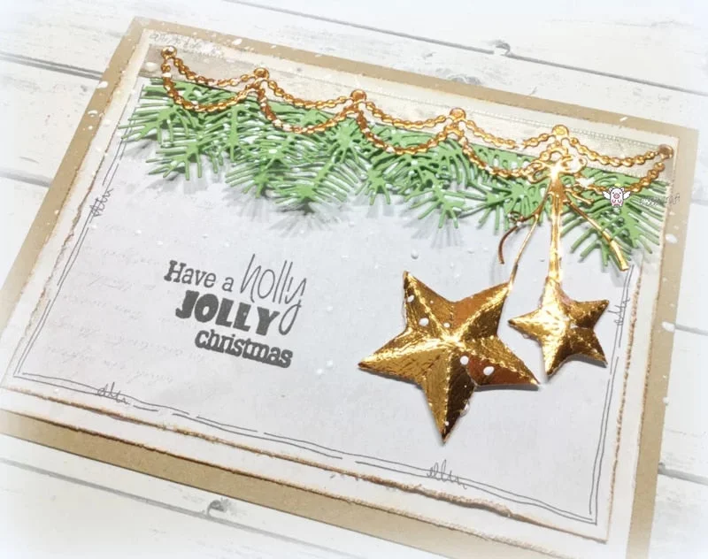 Piggy Craft metal cutting dies cut die mold Hole hanging chain edge side Scrapbook paper craft knife mould blade punch stencils