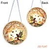 2D Flat DIY Hanging Diamond Art Kits Rhinestone Window Pendants (Silhouette)