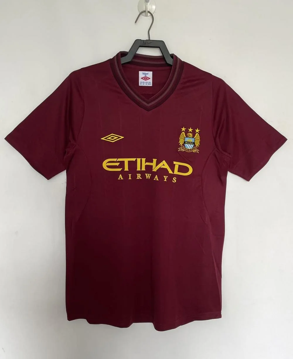 2012-2013 Retro Manchester City Away Football Shirt