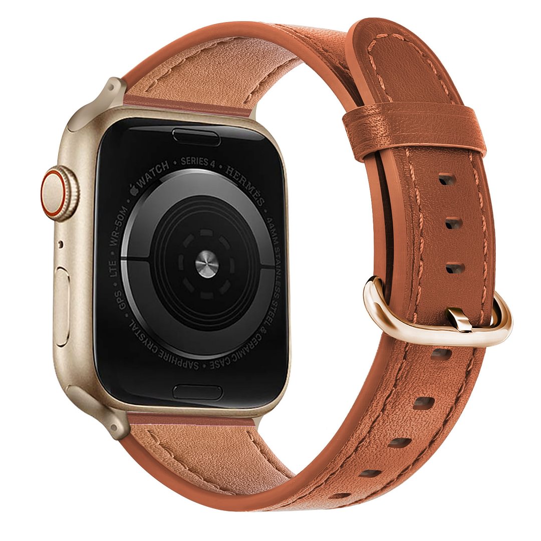 Apple Watch Classic round tail leather strap/Brown