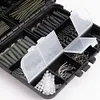 277Pcs Carp Fishing Lures Accessories with Storage Box Swivels Bait Hooks Set
