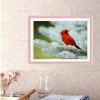 Red Bird   | Full Round Diamond Painting Kits
