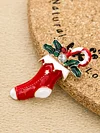 Christmas Stocking Delicate Brooch