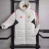 2024/2025 Benfica White-Red Edge Soccer Long Cotton jacket 1:1 Thai Quality