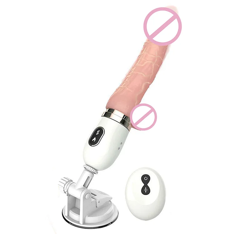 Heated Fully Automatic Extendable Dildo Vibrator