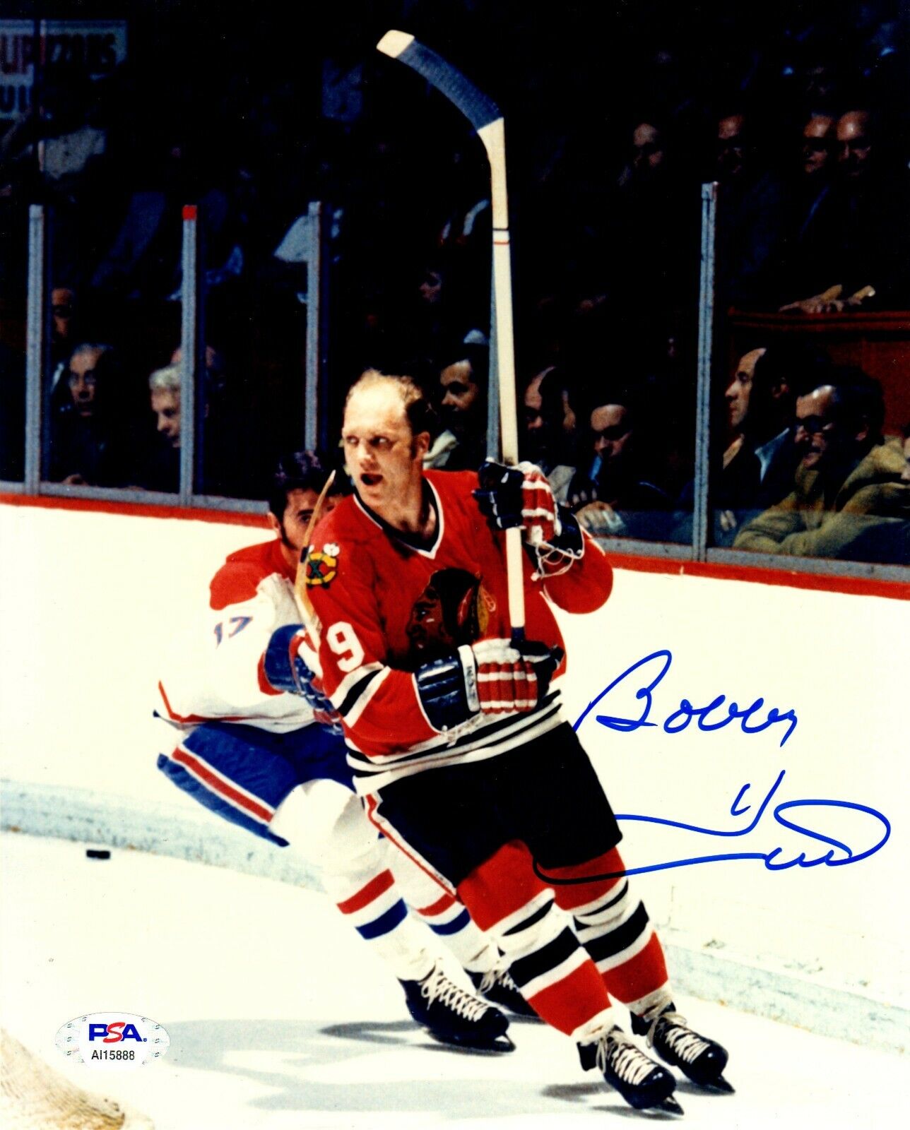 Bobby Hull autographed signed 8x10 Photo Poster painting NHL Chicago Blackhawks PSA COA