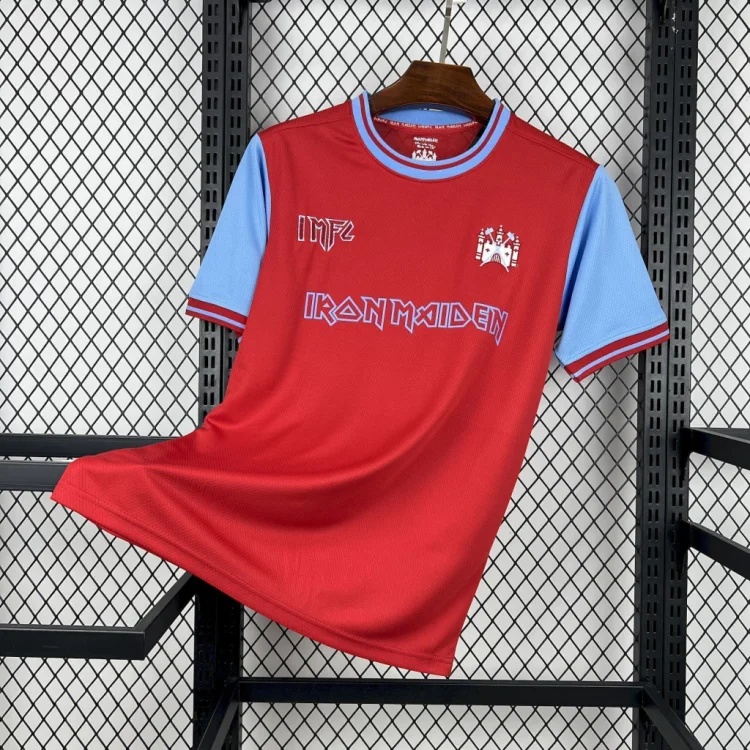 【S~4XL】West Ham United x Iron Maiden 50th Anniversary Jersey