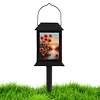 2 Pack Solar Lanterns Outdoor Waterproof Vintage Long Lasting Hangings Lamp 14x4inch Garden Yard Patio Deck Lighting for Outdoor Decor