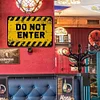 Funny Do Not Enter - Vintage Metal Signs(12*16Inch) - Warning