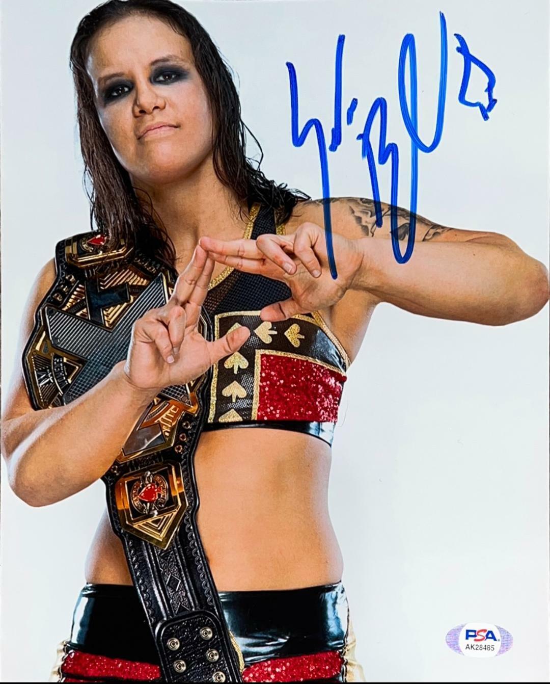 WWE SHAYNA BASZLER HAND SIGNED AUTOGRAPHED 8X10 Photo Poster painting WITH PROOF & PSA COA 12