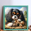 King Charles Cavaliers Dog-14CT Counted Cross Stitch 40*40cm tapestrymarket
