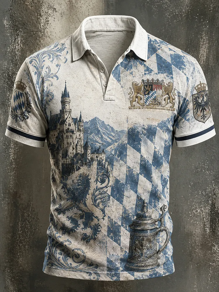 Herren-T-Shirt mit Bayern-M&uuml;nchen-Print