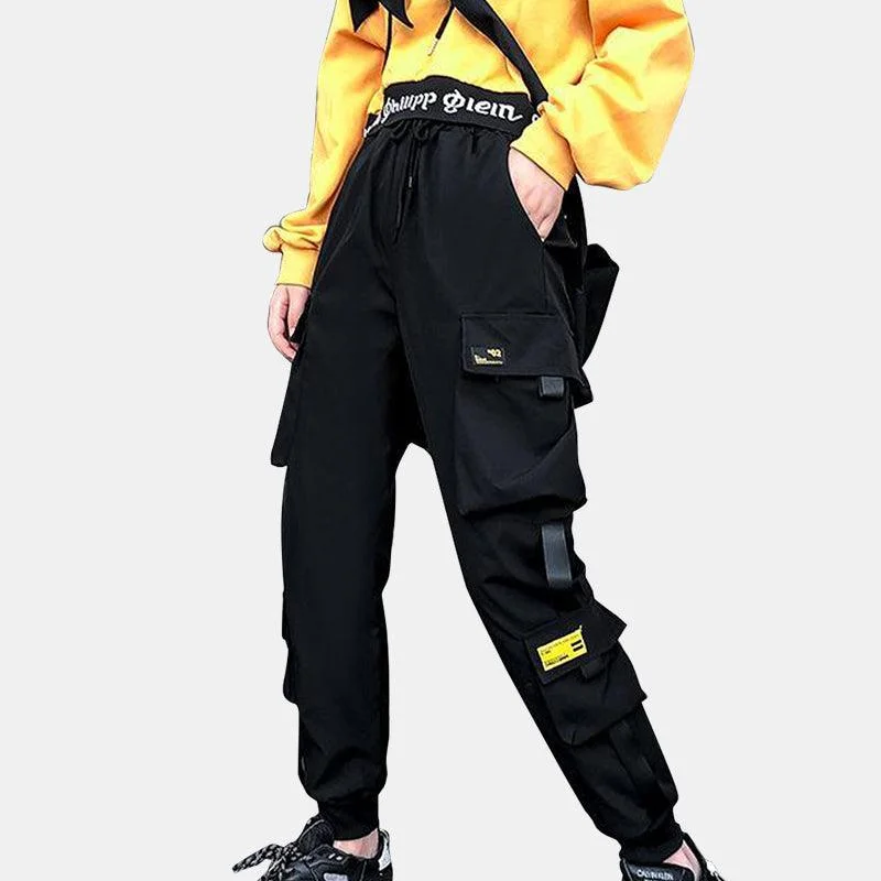 High Waist Hipop Pants With Pockets