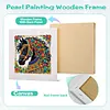 Diamond Painting-DIY Special Shaped Drill Horse with Frame(29x29cm)