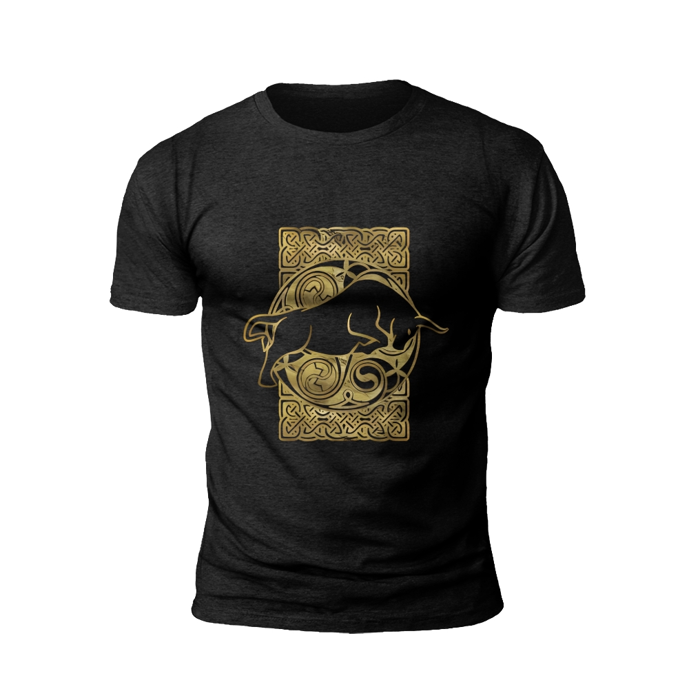 Viking Valor: The Warrior's Helm T-shirt