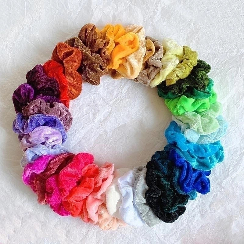 Velvet Bowel Fashion Velvet Hair Ring