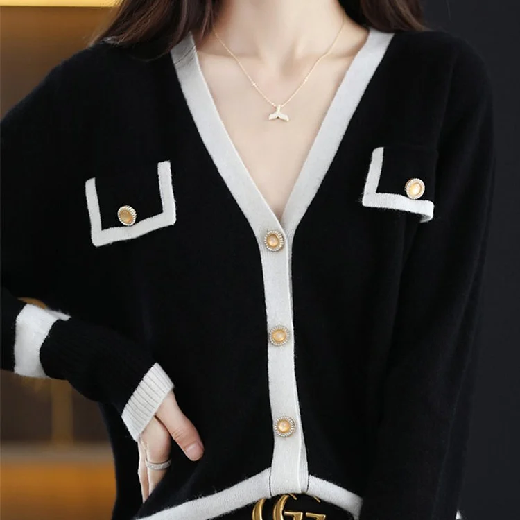 Knitted Casual Long Sleeve Sweater QueenFunky