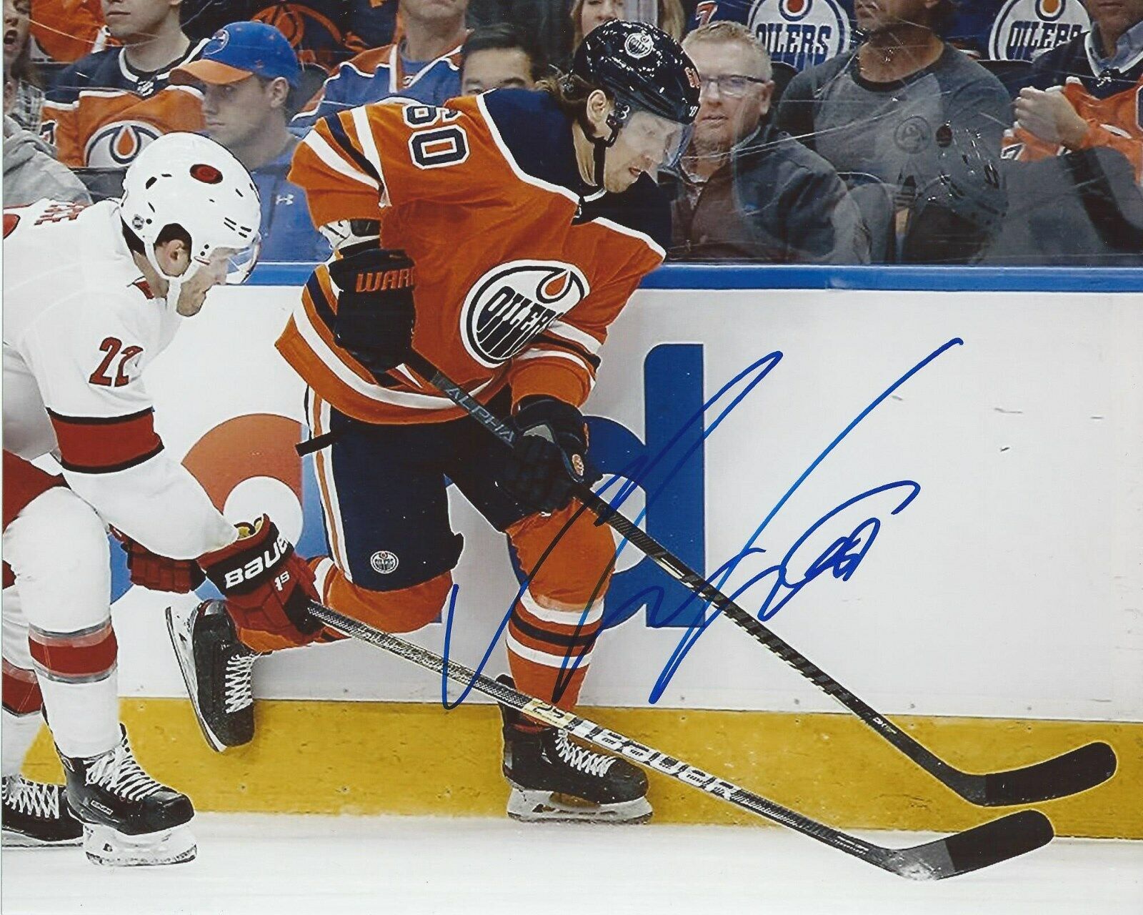 Markus Granlund Signed 8x10 Photo Poster painting Edmonton Oilers Autographed COA