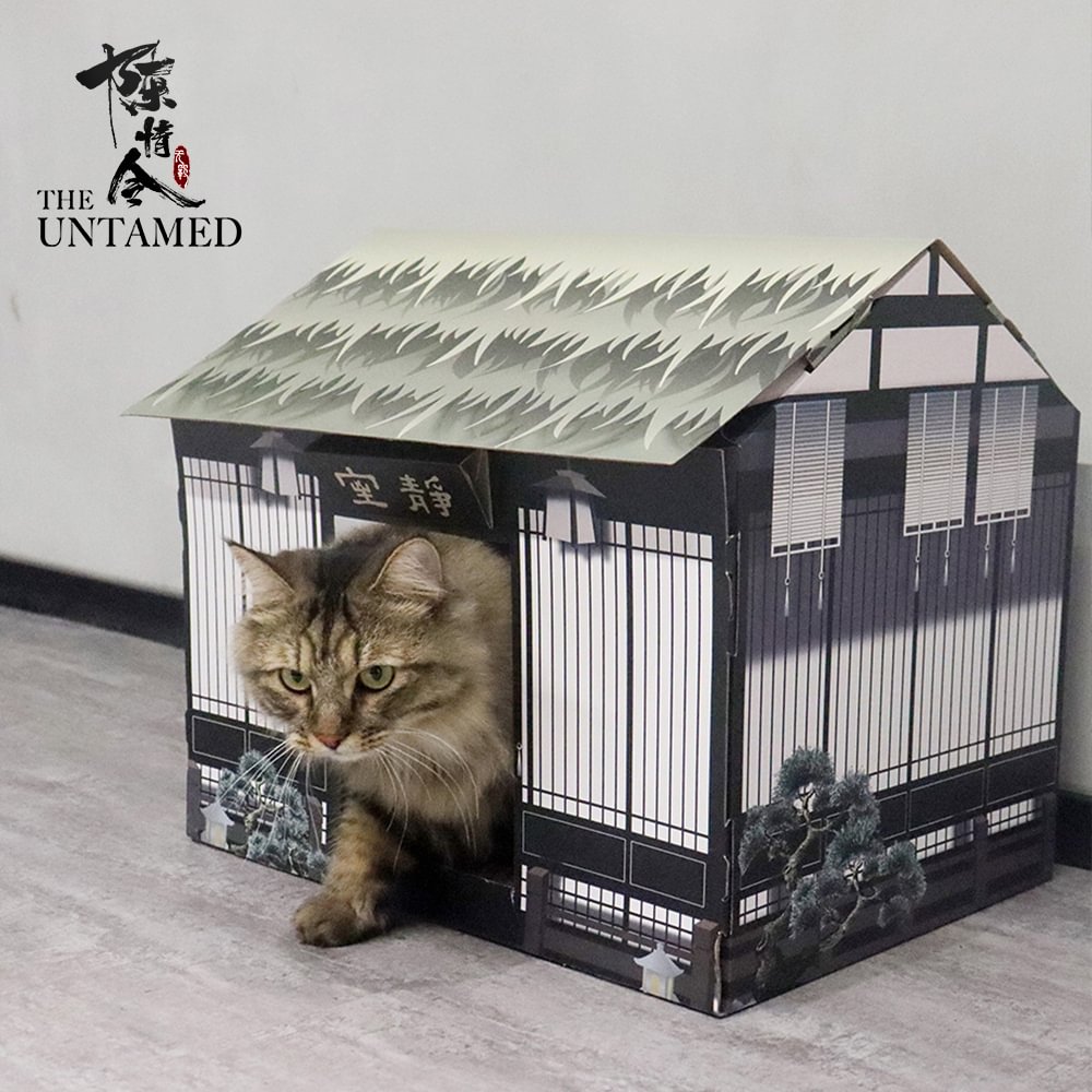 "The Untamed" cat scratching board house FOR PET