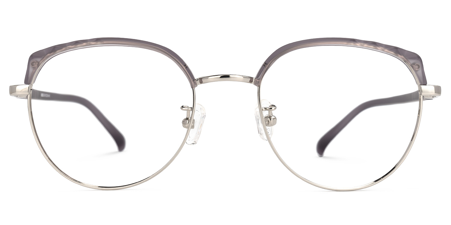 Rosann Grau Cateye Brille Grau