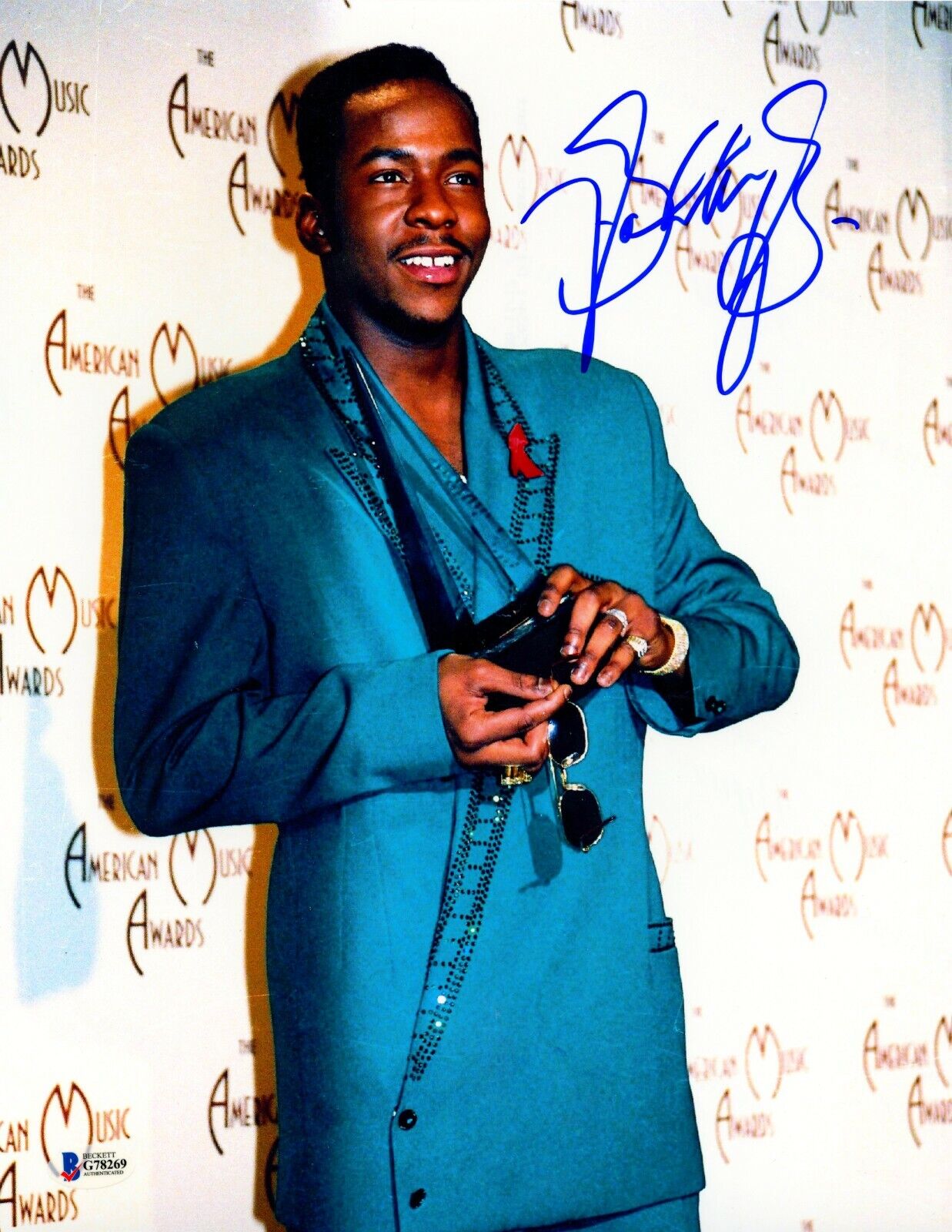 Bobby Brown Signed 11x14 Photo Poster painting Beckett BAS/BGS COA Auto 1/1 New Edition RC MINT