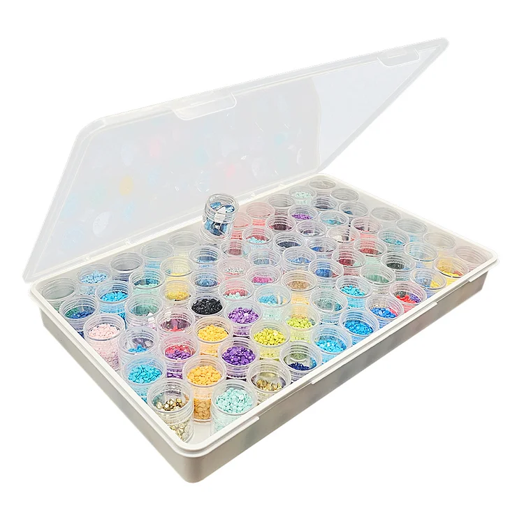Cyrank Clear Plastic Bead Storage Containers Set, Diamond Painting Storage  Containers Bead Storage Clear Storage Organizer Box Includes 30 Small