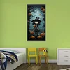 (30*70cm)Halloween Pumpkin Witch - Full Round Drill Diamond Painting