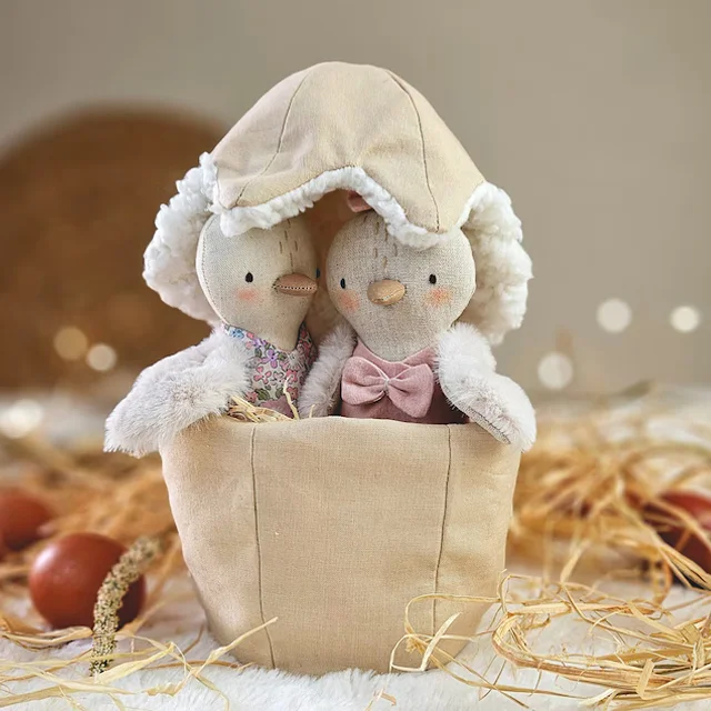 Easter Chick Doll Template Set - with Instructions