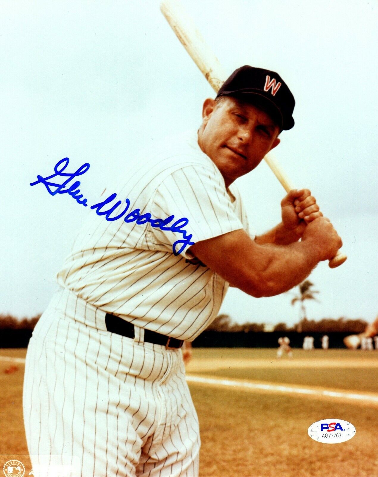 Gene Woodling autographed signed 8x10 Photo Poster painting MLB Washington Senators PSA COA