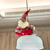 Christmas Decorations, Santa Claus Curtain Hooks, Small Hanging Ornaments for Shops and Malls
