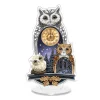 (US Local)Acrylic Special Shape Owl Diamond Painting Clock Ornaments Kit for Home Decor