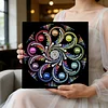 DIY Pearl Painting Mandala for Home Wall Decor with Frame(25x25cm)