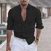 Camicia casual traspirante a maniche lunghe da uomo