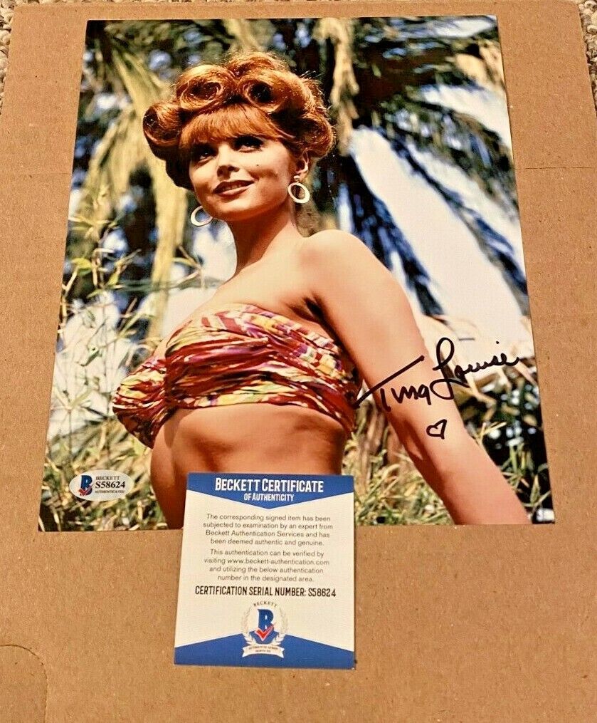 TINA LOUISE SIGNED GILLIGAN'S ISLAND 8X10 Photo Poster painting BECKETT CERTIFIED #8